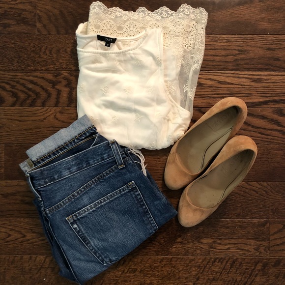 J. Crew Shoes - JCrew Suede Stella Chunky Camel Heel